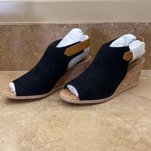 DV8 Dolce Vita Layla peep toe wedge size 7 1/2